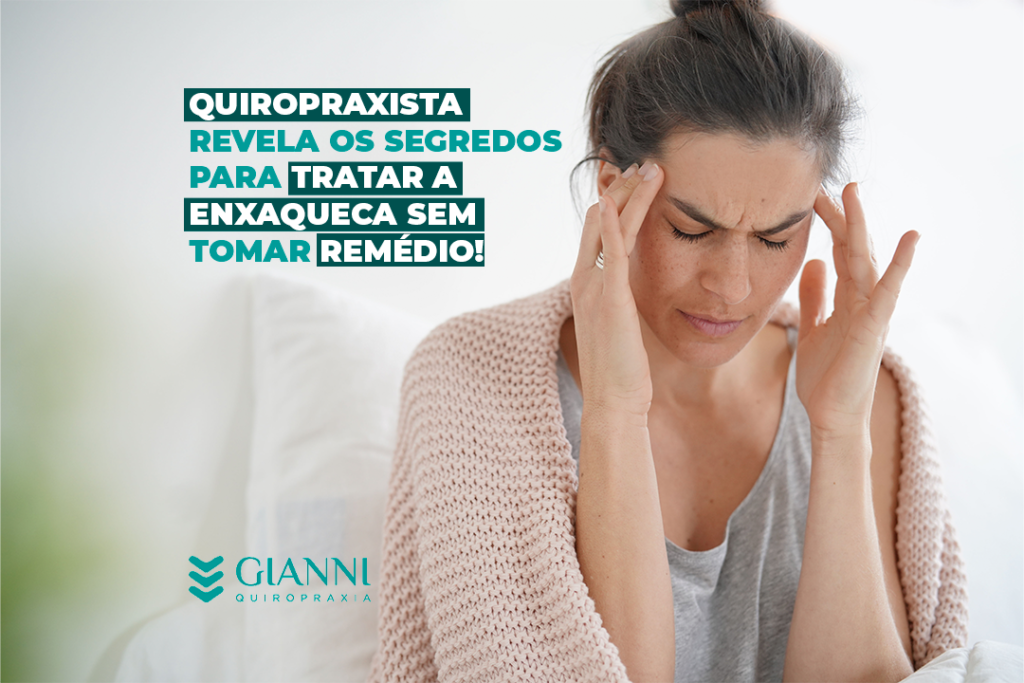 Imagem de uma mulher com dor de cabeça